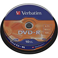 Verbatim 43523 - DVD-R- 4.7 Gb- 16x- 120 min (10 unidades)